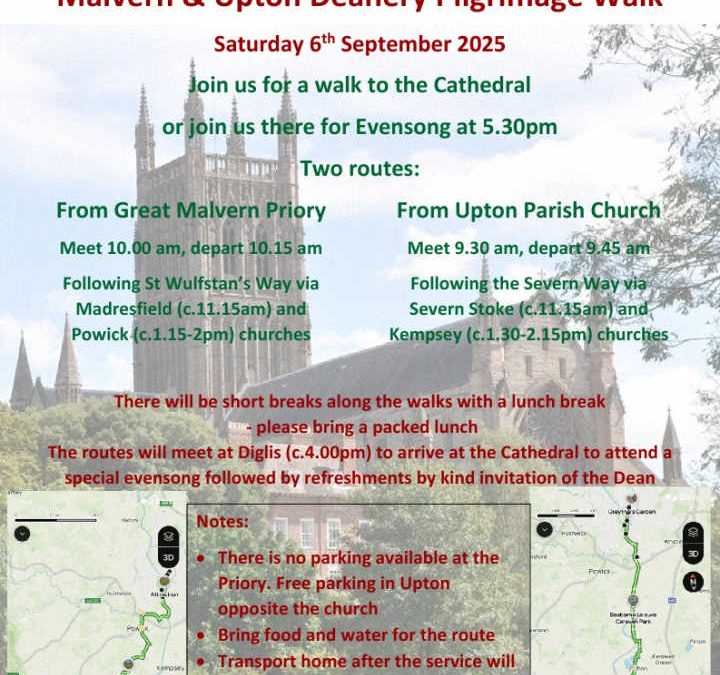 Malvern and Upton Deanery Pilgrimage