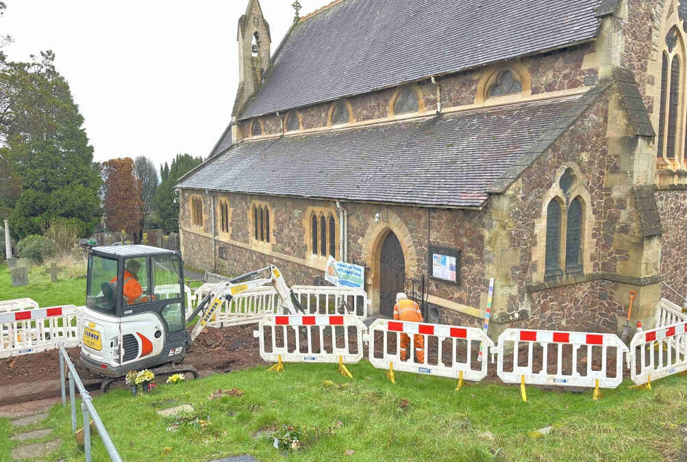 St Peters Heating – work begins