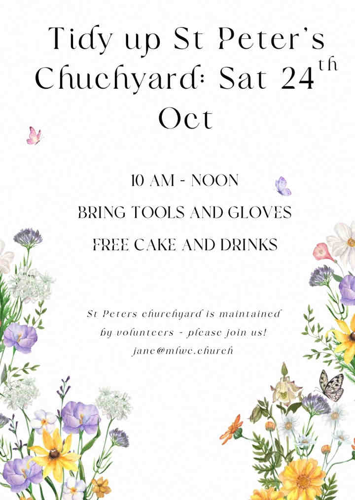 Tidy up St Peter’s Churchyard